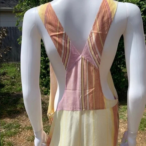 💋NWT Jen’s Pirate Booty Carnaval Crop Sunset Overalls - Picture 11 of 16